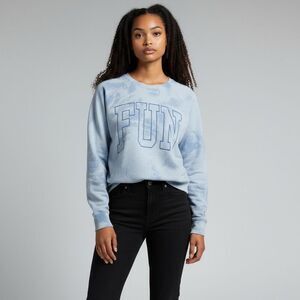 Old Navy Pullover Sweater Blue FUN Tie Dye size XL